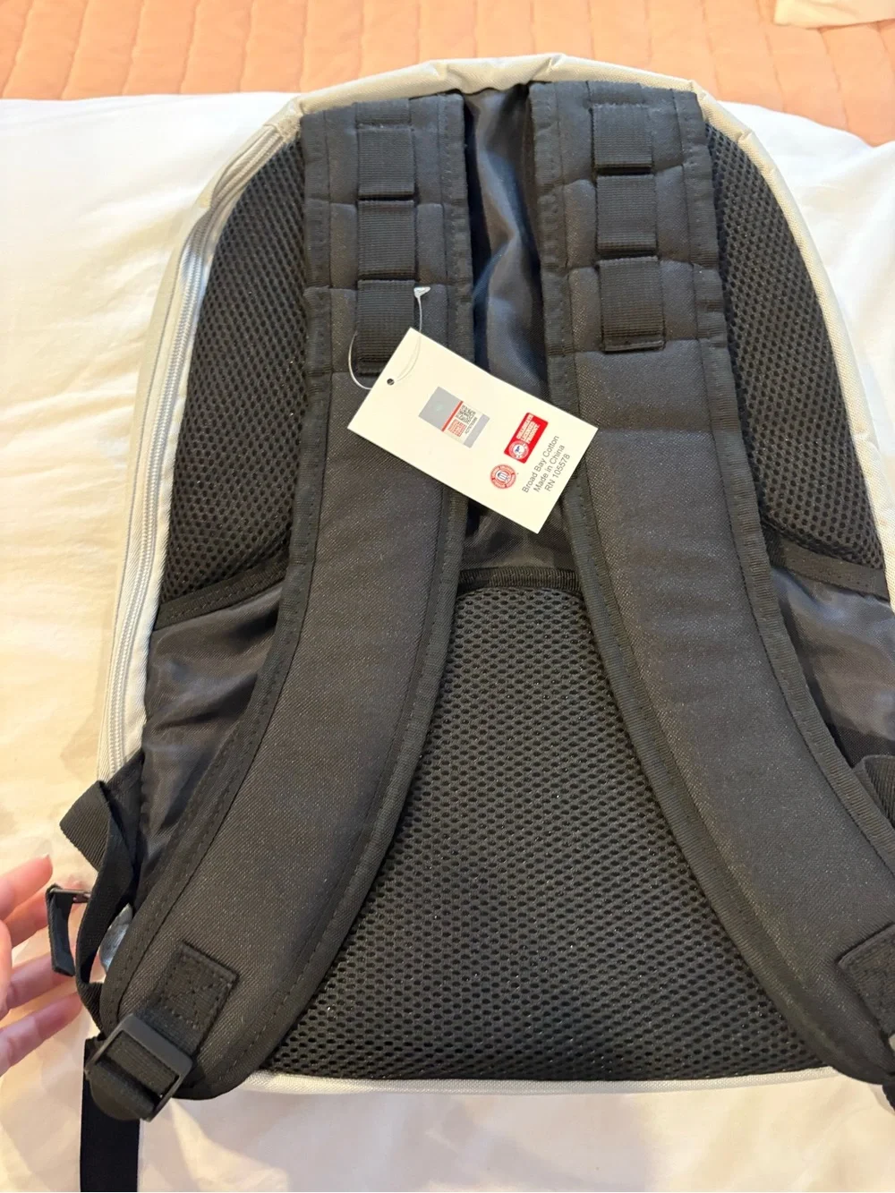 University Gamecock Logo Black and Gray Men's Backpack